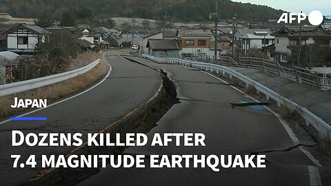 Powerful earthquake hits central Japan