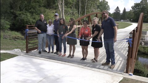 A new trail opens near Sharp Park Academy and Middle School at Parkside