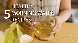 5 Healthy water recipes - clear skin, stop hair fall, boost immunity and more - asmr