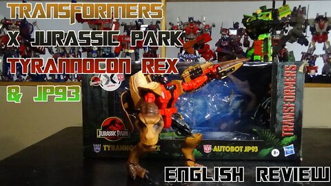 Video Review for Transformers X Jurassic Park - Tyrannocon Rex & JP93