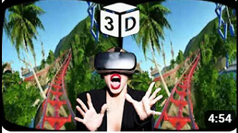 3D VR Roller Coaster for VR Box Split Screen