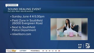 Sound healing to promote wellness