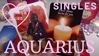 AQUARIUS SINGLES ♒🪄BURNING FLAME ONLY FOR YOU🔥🤯 THEY CAN'T HOLD BACK THEIR FEELINGS💖🪄AQUARIUS LOVE 💖