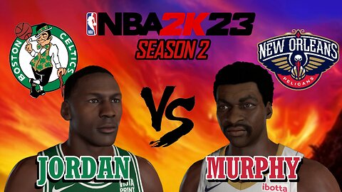 Michael Jordan vs Calvin Murphy - Boston Celtics vs New Orleans Pelicans - Season 2: Game 29