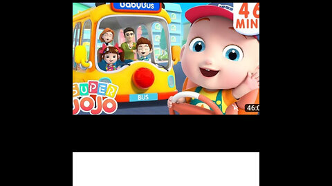 Wheels on the Bus Go Round and Round & More Nursery Rhymes & Kids Super JoJo_144p