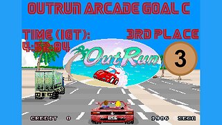 OutRun [Arcade] Goal C [4'52"84] 3rd Place🥉 | アウトラン