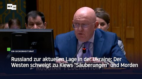 Russland zur aktuellen Lage in der Ukraine: Der Westen schweigt zu Kiews "Säuberungen" und Morden