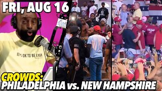 Fri, Aug 16: Fight Back Without Anger and You Will Win; Philly Crowd Goes Wild On Cops; GIOYC!