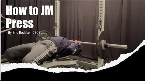 How to perform the JM Press