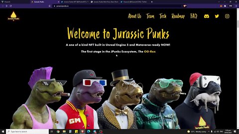 Vlaunch - Jurassic Punks NFT Due Diligence! Mint Price? How To Mint? Whitelisted? Public Sale. 10X?