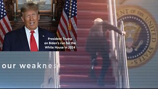 President Trump Addresses Biden’s Announcement to run for the White House in 2024