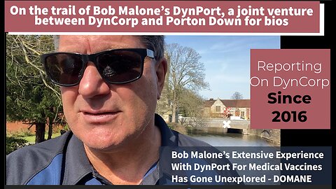 Tracking Bob Malone's DynPort Since 2016, NATO's Virus Vaccine Game