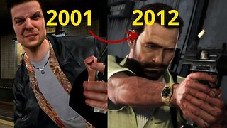 all the max payne trilogy games (2001 - 2012)