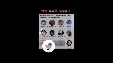 Andrew Tate Twitter spaces CASE UPDATE
