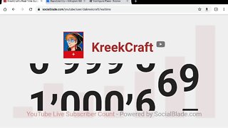 KreekCraft Hits 1 Million Subscribers!