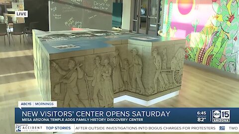 Inside the new Mesa Temple Visitors' Center of The Church of Jesus Christ of Latter-day Saints