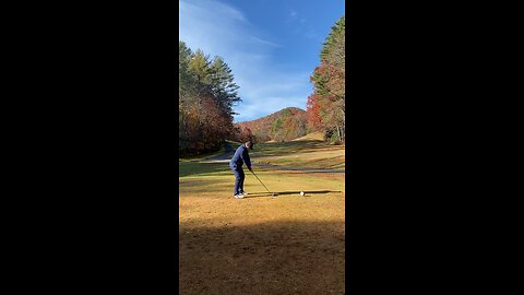 Golf shot in Cashiers NC