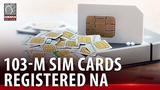 103-M SIM cards, nakarehistro na sa ilalim ng SIM registration act —NTC