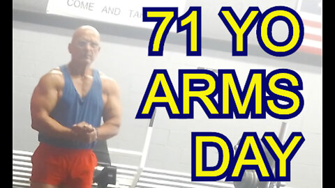 ARMS WORKOUT - 71 YO BODYBUILDER