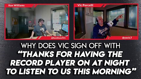 Why Does Vic Say, "Thanks For Having the Record Player On"?