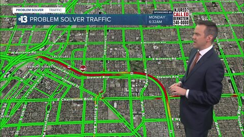 Traffic delays on US 95 Monday morning