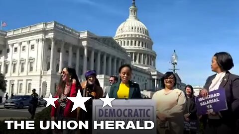 Democratic Women’s Caucus Holds Press Conference on Equal Pay Day