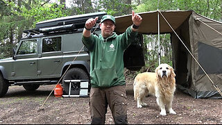 Solo Camping with my Dog in a 4x4