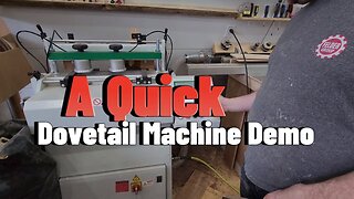 OMEC 650A dovetail machine demo