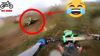 I went out to practice again, and now it's raining HARDER! | Pro Sport MX | Session 2