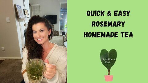 Homemade Rosemary Tea