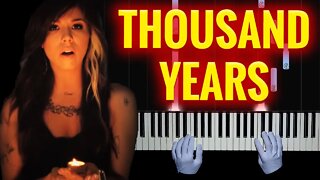 A Thousand Years - Christina Perri | EASY Piano - Hands Tutorial