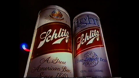 April 17, 1983 - Classic Commercial for Schlitz Beer