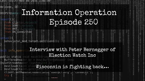 IO Episode 250 - Peter Bernegger - Wisconsin Is Fighting Back Against Election Fraud 6/7/24