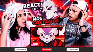 Rap do Jiren (Dragon Ball Super) - MAIS FORTE QUE UMA DIVINDADE | [React em Casal RapGeek] 🔥