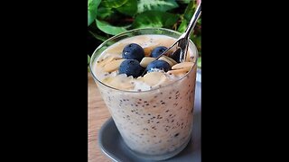 This is my favorite overnight oats recipe!😍 #shorts #overnightoats