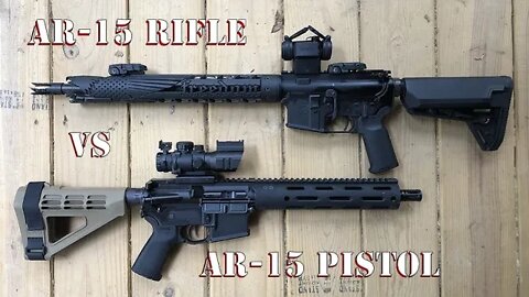 AR-15 Basics: AR Pistol vs AR Rifle... A beginners guide