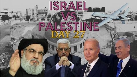 Day 27 Conflict Between Israel Vs Palestine. New Updates. #israel #palestine #gaza #usa #war #video
