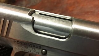 1911 Build 4 - Part 7 - Slide Dehorning