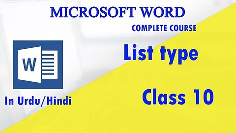 The Microsoft Word Hindi Urdu tutorials List type - class 10 Guide For Everyone | Technical Buddy