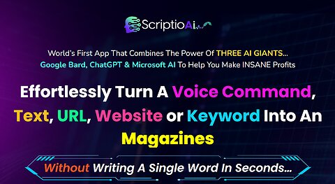Scriptio AI Review | Turn A Voice Command, Text, Keyword Into An flipbooks or audiobooks