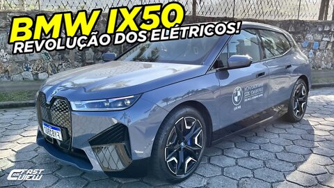 NOVO BMW IX xDRIVE 50 SPORT 2022 TEST DRIVE E DETALHES EXTERNOS