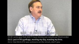 Mike Lindell LAYS INTO Judge and Lawyer During Deposition