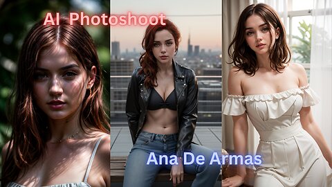 AI Art Lookbook 4K | Ana De Armas | AI Beauty Girl | AI 룩북 실사 그림