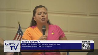 Rep. Alzate Admits Hiding Of Driver's Privilege Card Information For Illegals Was To Hide Their Location From ICE (Immigration And Customs Enforcement)