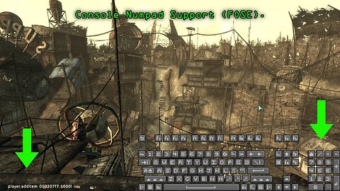 Fallout 3 Mods - Console Numpad Support (FOSE) by lStewieAl