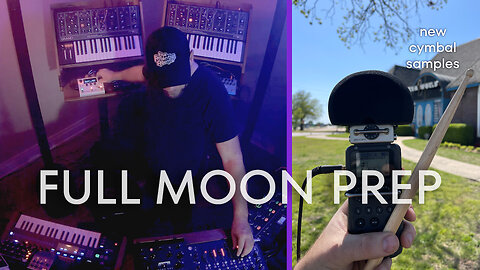 Full Moon Jam - Enjoying my latest Cymbal Samples