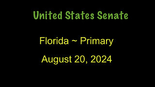 U.S. Senate ~ Florida/Episode 2