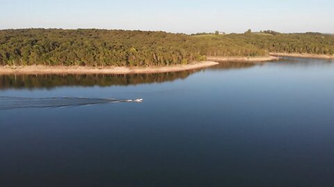Bull Shoals Lake, Late Afternoon Drone Flight