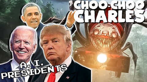 US president playing choo choo Charles