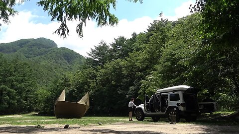 Camping solo trempé dans une averse Vraie pluie battante Sommeil profond et relaxant ASMR